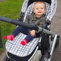 Universal Pram Liner Cover - Swedish Check - Marmalade Lion