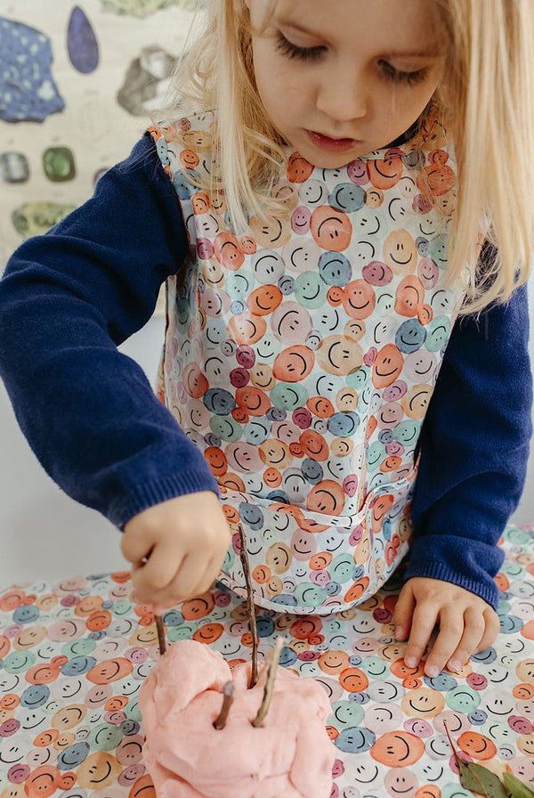 Happy Buttons Sleeveless Smock