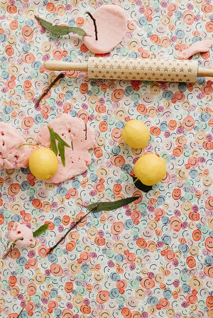 Happy Buttons Splat Mat - Marmalade Lion