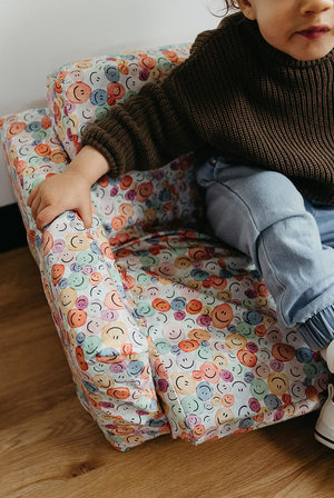 Happy Buttons Toddler Couch Cover - Marmalade Lion