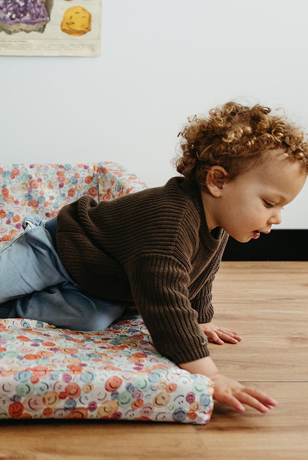 Happy Buttons Toddler Couch Cover - Marmalade Lion