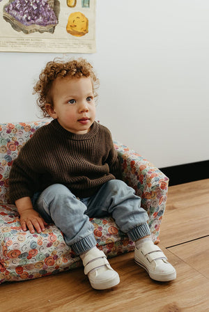 Happy Buttons Toddler Couch Cover - Marmalade Lion